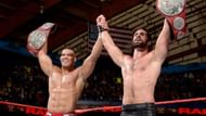 The unlikely duo and new RAW Tag-Team Champions, Seth Rollins and Jason Jordan